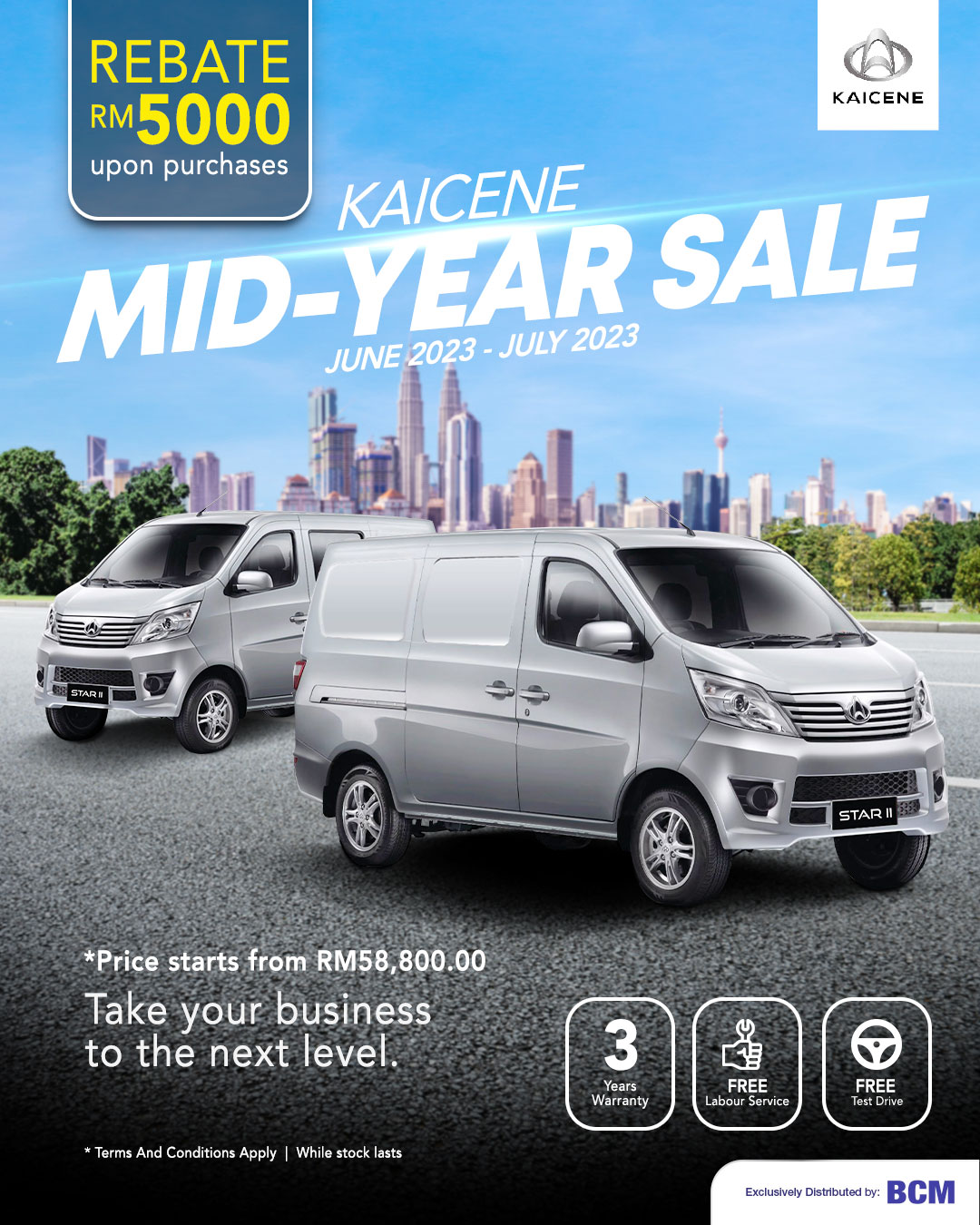 kaicene mid year sale
