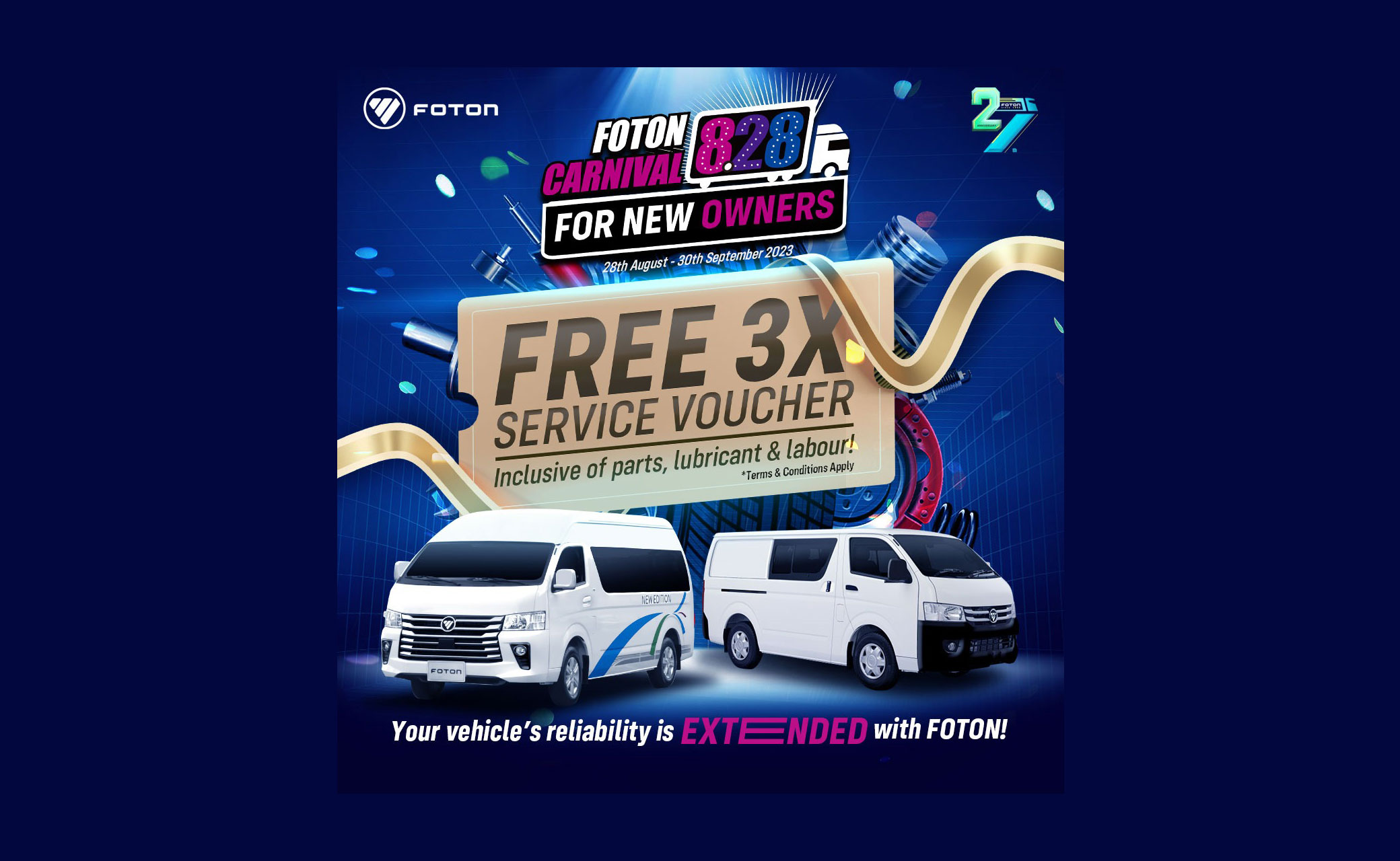 FOTON 828 CAMPAIGN - 28th August - 30th September 2023